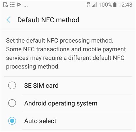 android how to change the default nfc reader|default nfc app Android.